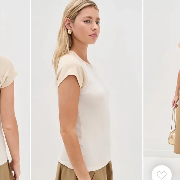 Vince Raglan Color Block Tee - Picture 1 of 6